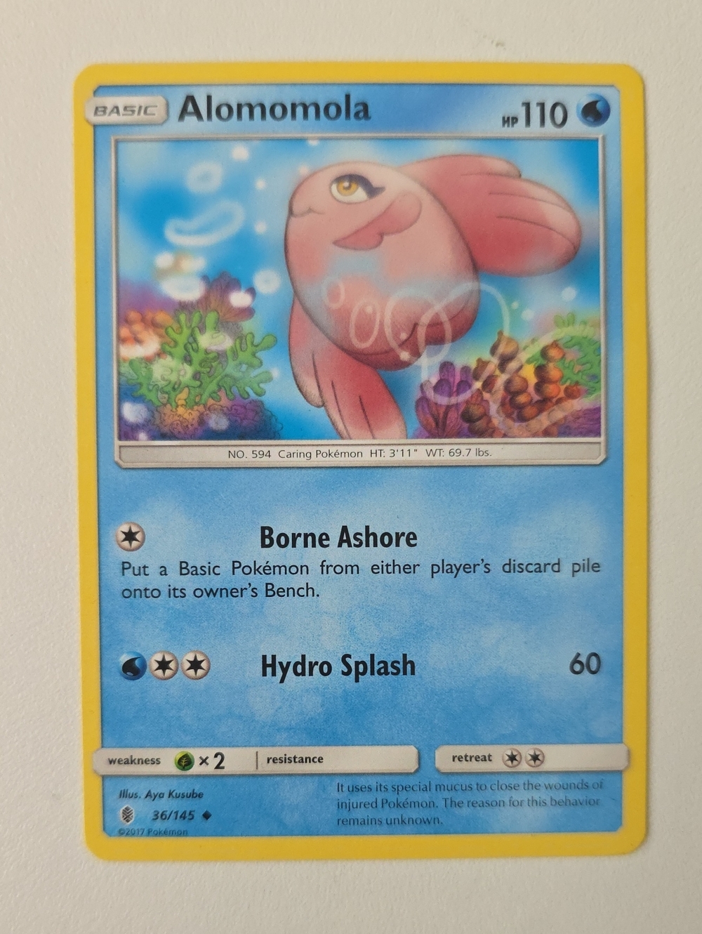 Pokémon Alomomola Card